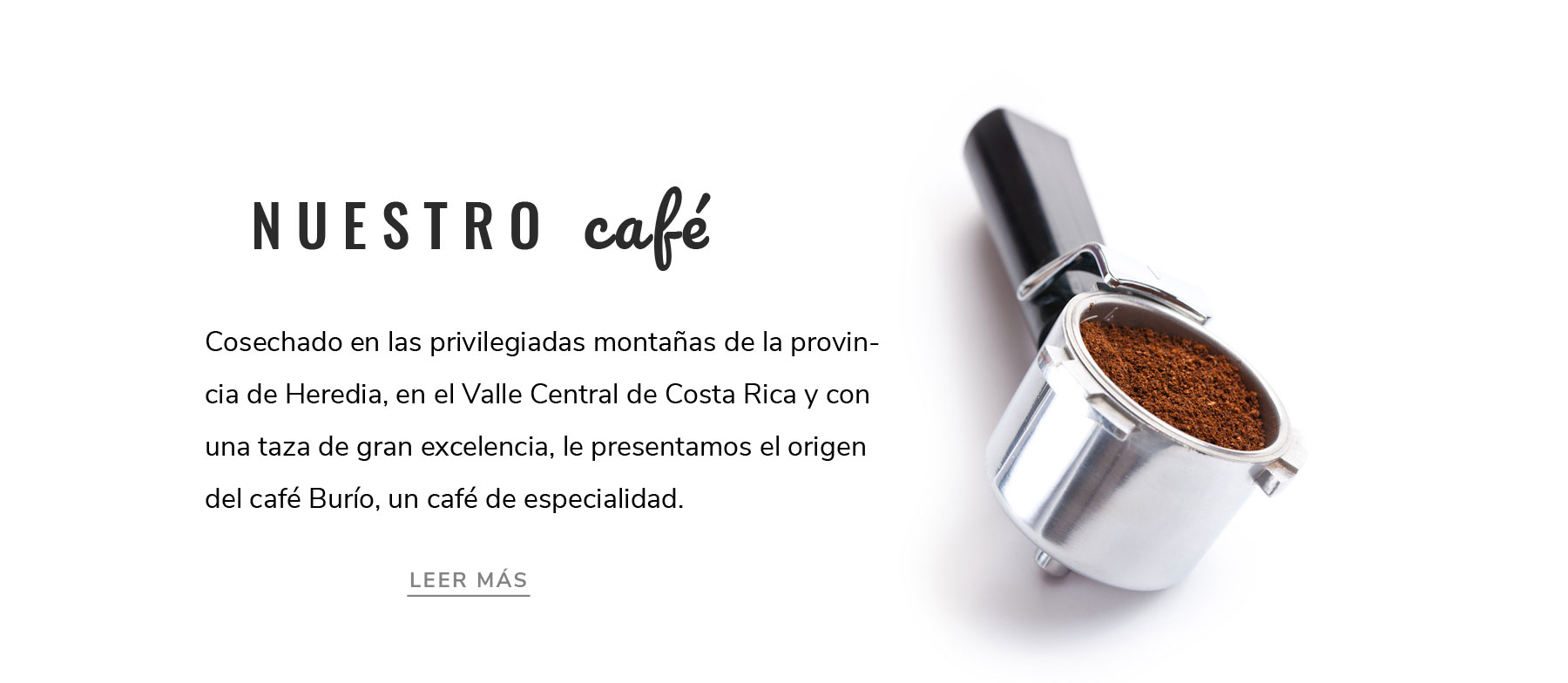 Café Burío - Nuestro Café