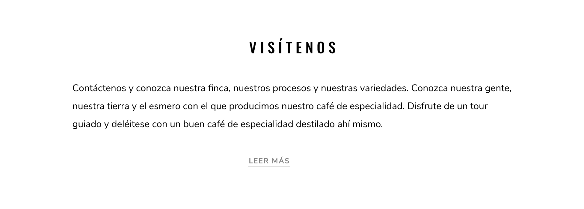 Visitenos - Café Burío